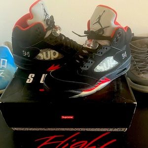 Jordan 5 x Supreme 2015 size 9.5